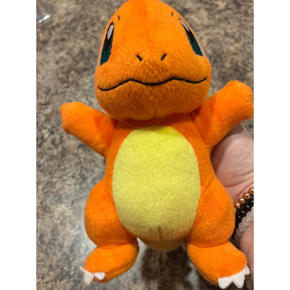 TOMY Pokemon Charmander Plush Toy Orange 6 Inch Stuffed Animal T18681